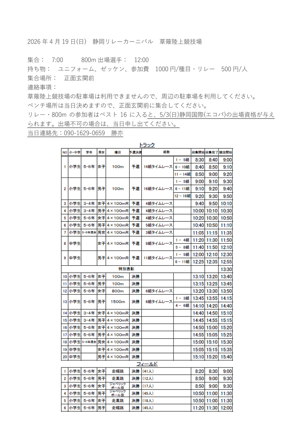 4.19静岡リレーカーニバルのサムネイル